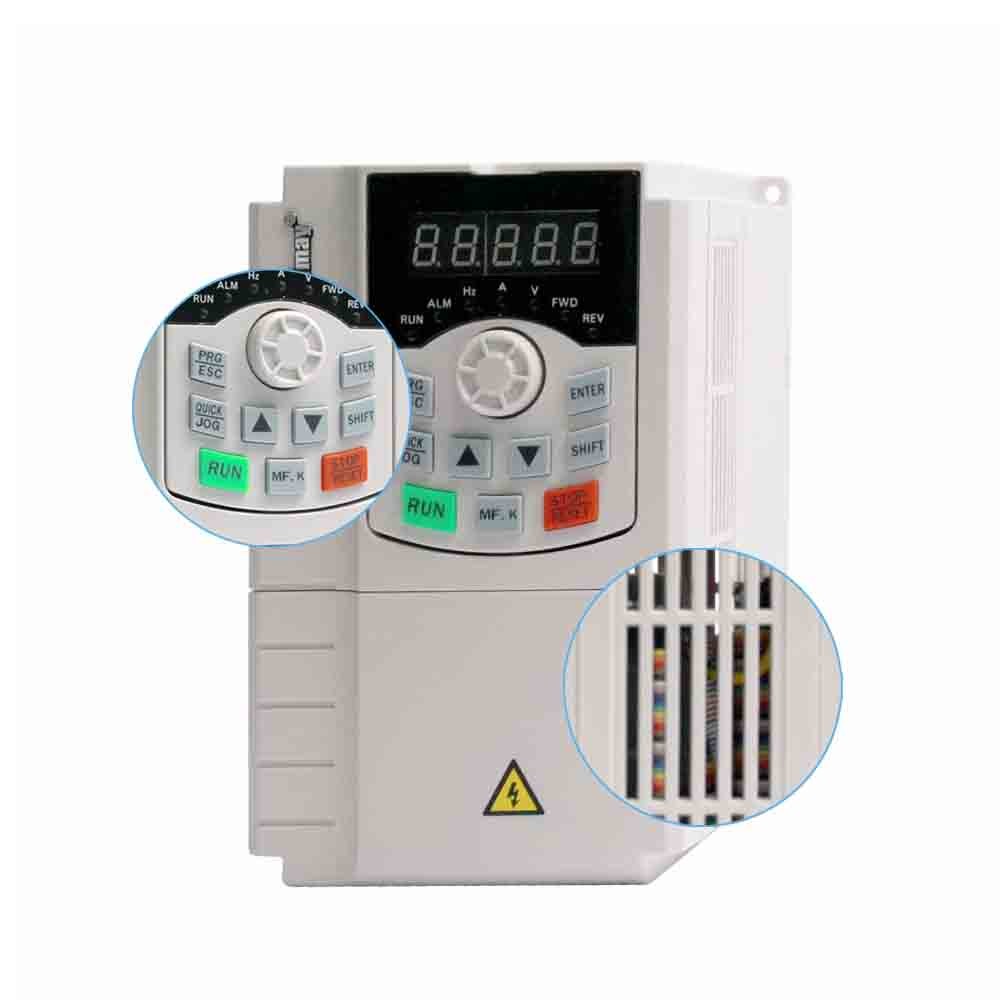 Wholesale Anti Paint 11KW Single Phase VFD To 3 Phase Motor Built In PIK Module from china suppliers