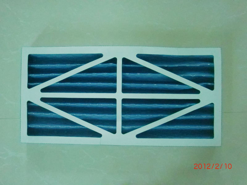 HVAC Cardboard Panel Filter with Washable Synthetic Fiber (21,25,46mm thickness)