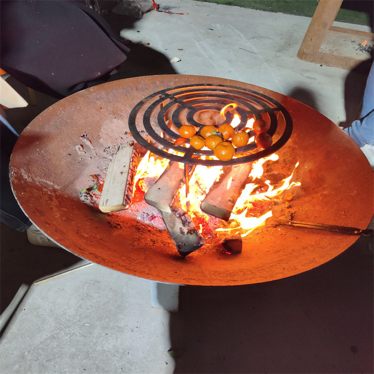 Wholesale Metal Stamping Firebowl Customized Steel Fire Pits Weather Resistance from china suppliers