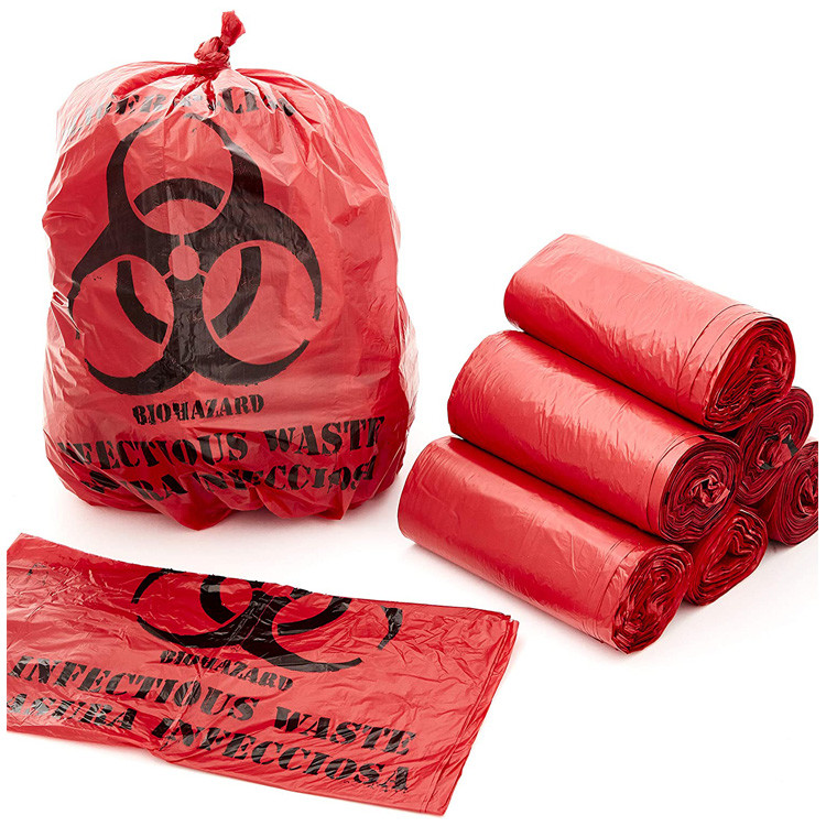 Wholesale Hospital OPP / PE Biohazard Trash Bag Disposal For Infectious from china suppliers