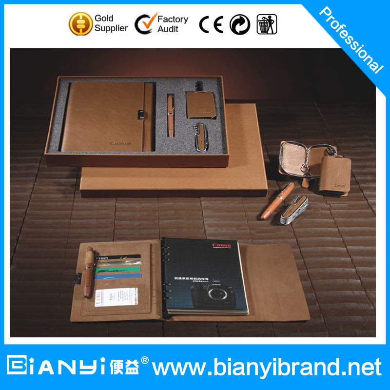Wholesale Loose leaf notebook  gift set for meeting from china suppliers