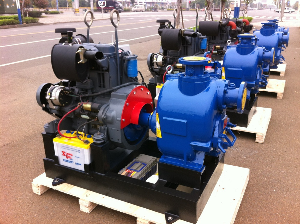 Wholesale Trailer air cooled deutz diesel engine fire pump 80hp self priming water 300GPM from china suppliers