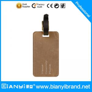 Wholesale Custom PU or Leather Luggage Tag Wholesale 2015 from china suppliers