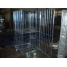 Buy cheap 4 Sides Security Warehouse Rolling Storage Container / Cages For Retail Shop from wholesalers