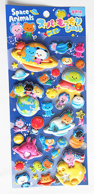 Wholesale Custom 3D Puffy Stickers PVC Foam Offset Printing For Kids / Decoration from china suppliers
