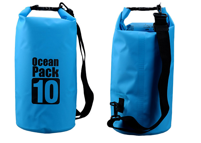 Outdoor Activities 10l Dry Storage Bags Watertight With Shoulder Strap