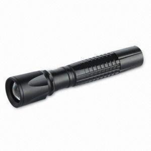 Wholesale LED Metal Flashlight with Adjustable Focus, Built-in 2 x AA Batteries, Made of 6061 Aluminum Alloy from china suppliers