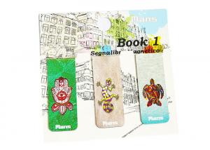 Wholesale Durable Personalized Magnetic Bookmarks , Custom Magnetic Clips Signs Waterproof from china suppliers