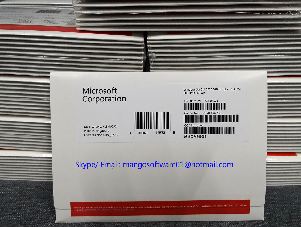 Wholesale Online Activation Windows Server 2016 Licensing Download Multi Language 64 Bit DVD Media from china suppliers