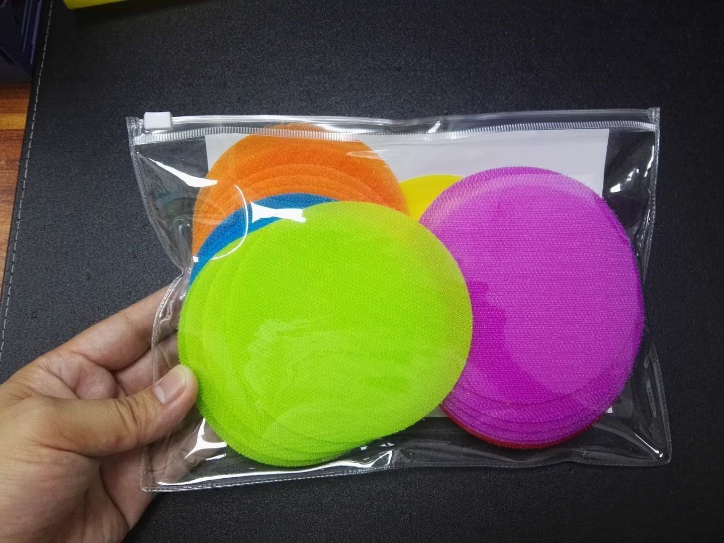 Quality Multi - Color Hook And Loop Tape Carpet Spot Markers Self Adhesive for sale