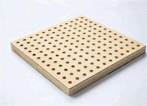 Wholesale Theater Perforated Wood Acoustic Panels MDF Melamine Surface Aluminum Keel from china suppliers
