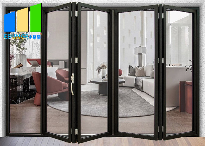 Wholesale Aluminium Windproof Folding Glass Door For Apartment With Double Glazed Glass from china suppliers