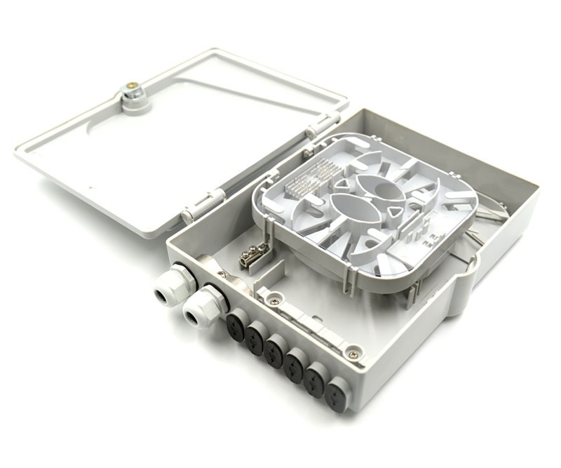 Wholesale Frog Wall Mount Termination Box , 12 Fiber Ftth Termination Box For Networking Devices from china suppliers