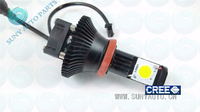 LED Headlight Kit - H11 LED Headlight Bulbs Conversion Kit with Built In Fan
