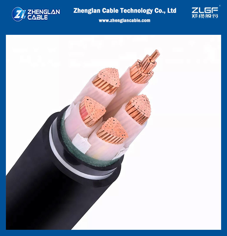 0.6 / 1KV XLPE Insulated PVC Power Cable Multi Core SWA STA Electric Armoured Underground