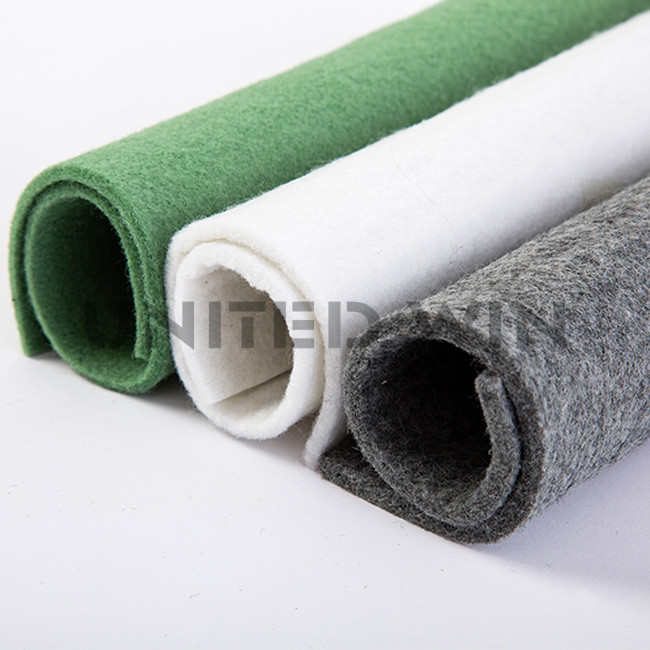 Quality 100% Polyester Needle Punchd Non Woven Felt Fabric For Carpets Coasters Felt Bag for sale
