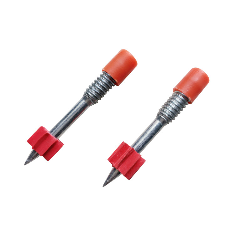 Wholesale Steel Powder Actuated Fasteners M1/4&quot;-14UNC Thread Drive Pins With Cap from china suppliers
