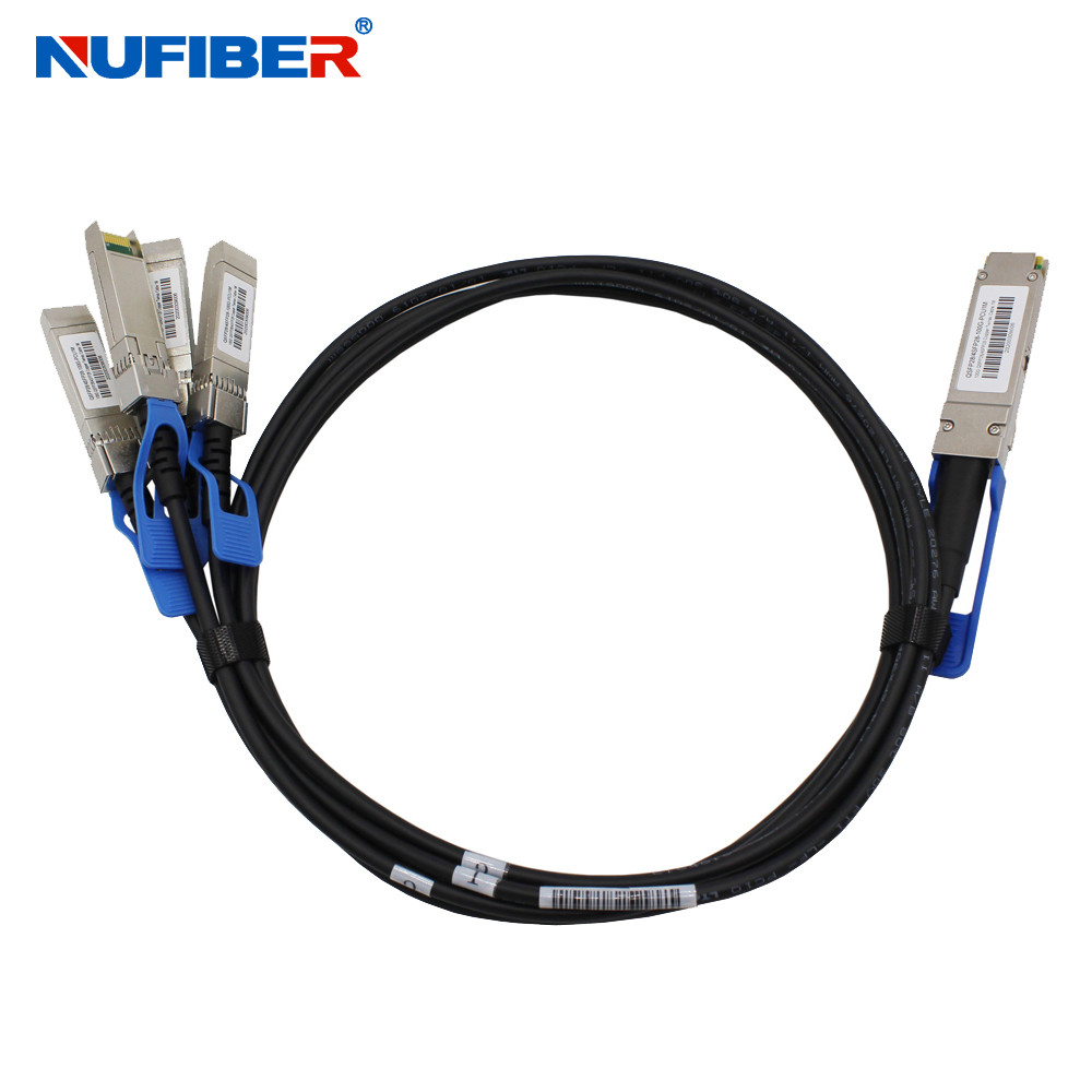 Wholesale QSFP28 To 4xSFP28 100g Dac Cable , 1M Passive Copper Cable from china suppliers