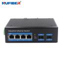 Lightning Protection Unmanaged Industrial Switch 1000M Din Rail Ethernet Switch for sale
