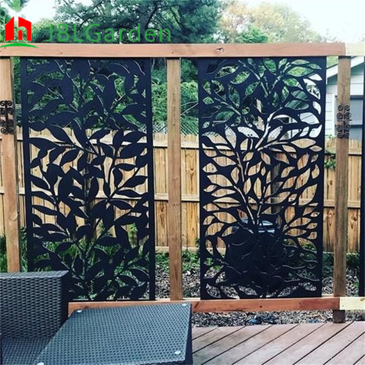 Wholesale 1/6 Laser Cut Yard Weathering Steel  Corten Metal Garden Screens 2mm Thickness from china suppliers