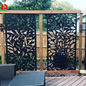 Wholesale Antirust Decorative Outdoor Black Metal Privacy Screen Room Dividers 900*1800mm from china suppliers