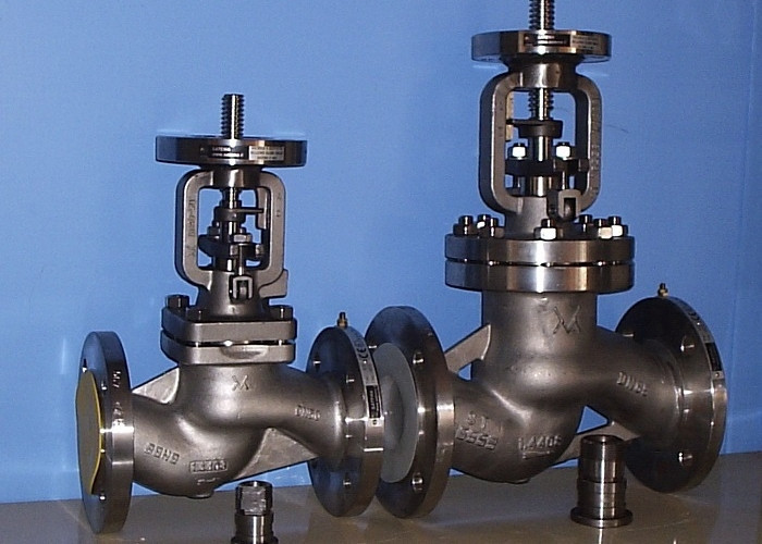 Wholesale BB-BG-OS&Y Bellow Globe Valve Gear Pneumatic DIN3356 BW  Hasteloy Out Blowing Safe Stem from china suppliers