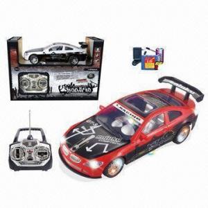 Wholesale Radio Control Racing Car with Lights, Battery and 4 Channels from china suppliers