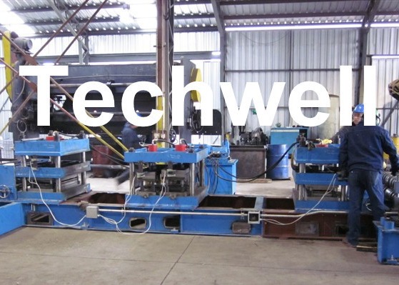 Wholesale W Beam Two Wave Guardrail Roll Forming Machine from china suppliers