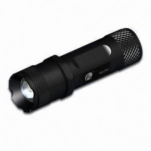 Wholesale LED Flashlight with Adjustable Focus and Built-in 3 x AAA Batteries, Measures 36 x 33 x 112mm from china suppliers