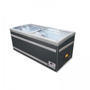 Wholesale Supermarket Refrigeration Equipment Frozen Food Glass Door Chest Island Fridge Freezer from china suppliers