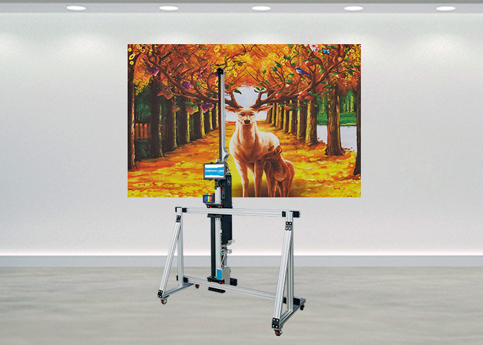 Wholesale One Machine Dual-Use 5D Floor Ground Wall Inkjet Printing Machine for Art painting landscape figure propaganda from china suppliers