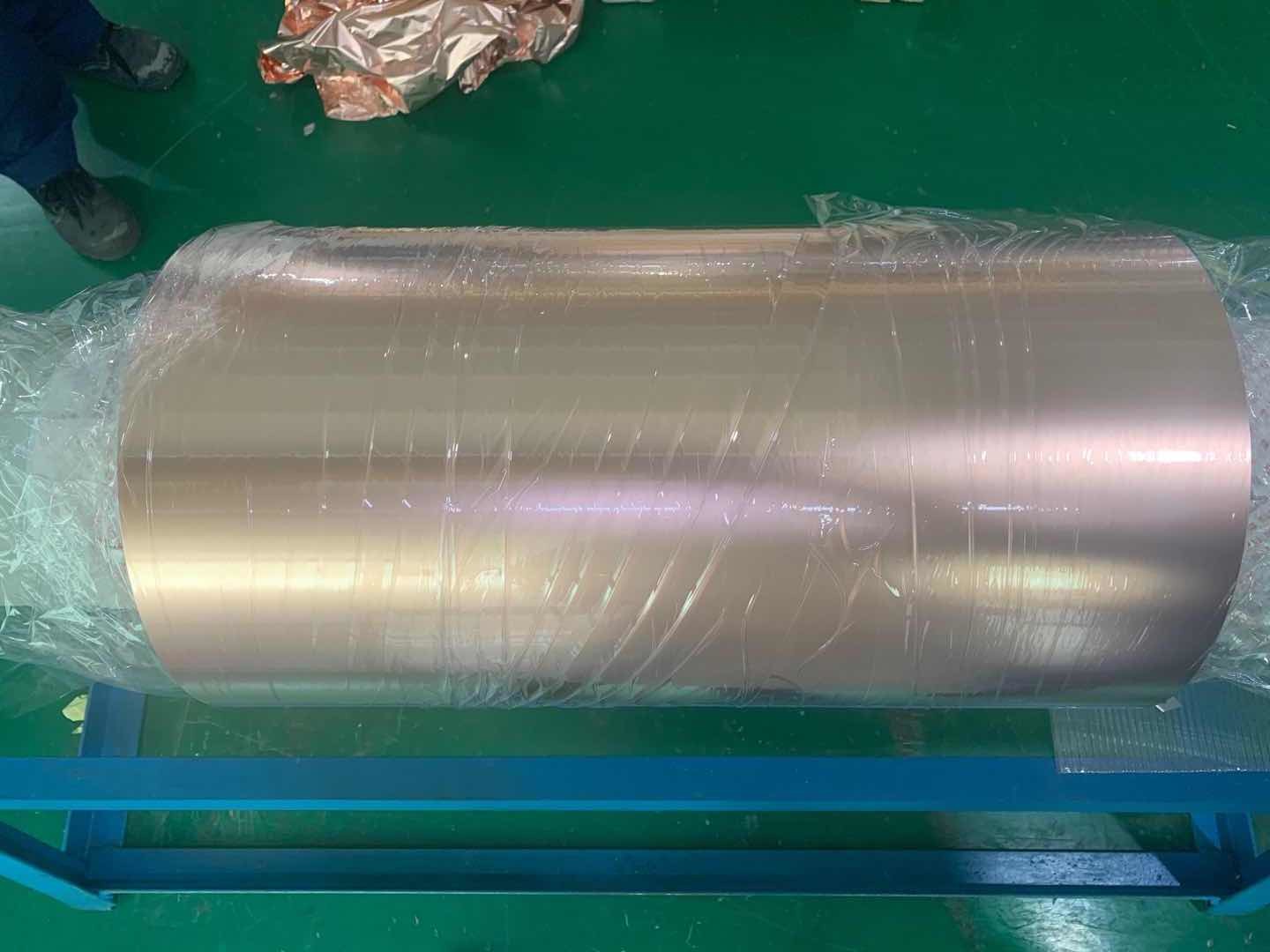 Wholesale Rolled Copper Foil For Conductive Tape , Custom Inner Diameter Copper Foil Sheet Roll from china suppliers