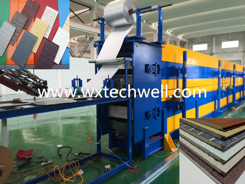 Wholesale PU Foam Insulated Interior | Exterior Metal Facade Wall Panel Making Machine from china suppliers