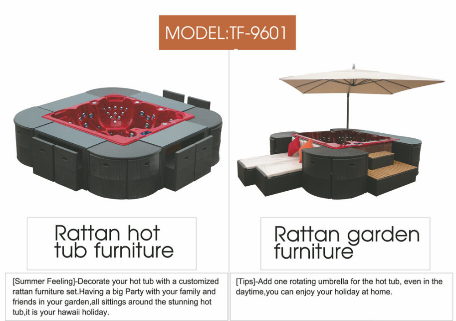 Wholesale the spa furniture with Jacuzzi systems from china suppliers