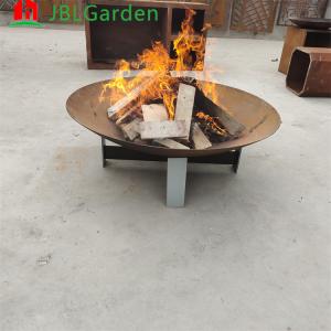 Wholesale Outdoor Corten Steel Wood Burning Fire Pit Table gas Firepit from china suppliers