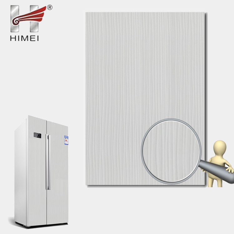 Wholesale HIMEI Vertical Stripe PVC Metal Laminated Steel Sheet For Household Appliances from china suppliers
