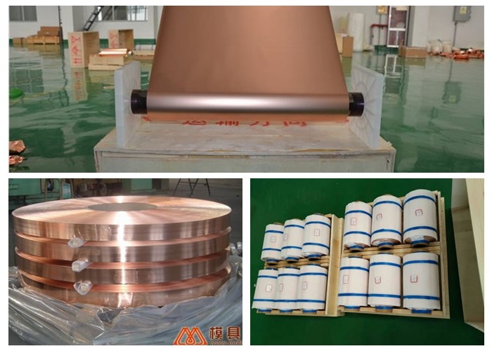 Wholesale 7 Micron Ultra Thin Copper Foil Roll 100 - 620mm Width Double Shiny Side from china suppliers