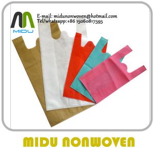 Wholesale full automatic non woven bag price /nonwoven d cut bag,box bag,t shirt bag from china suppliers