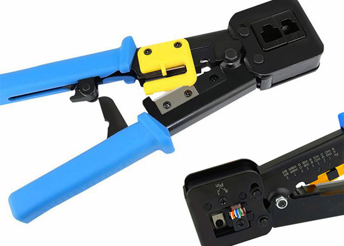 Wholesale CAT5E / CAT6 LAN Cable Accessories Shield / Unshield Crimping Tools Crimper from china suppliers