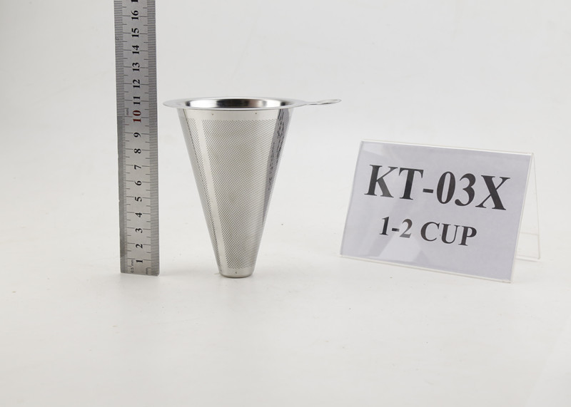 FDA Certificate Stainless Steel Coffee Dripper For 600ML Glass Pot ,  Food Grade
