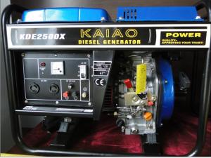 Wholesale 3600rpm 60hz Open Frame Diesel Generators , Portable Diesel Generator 3KW from china suppliers