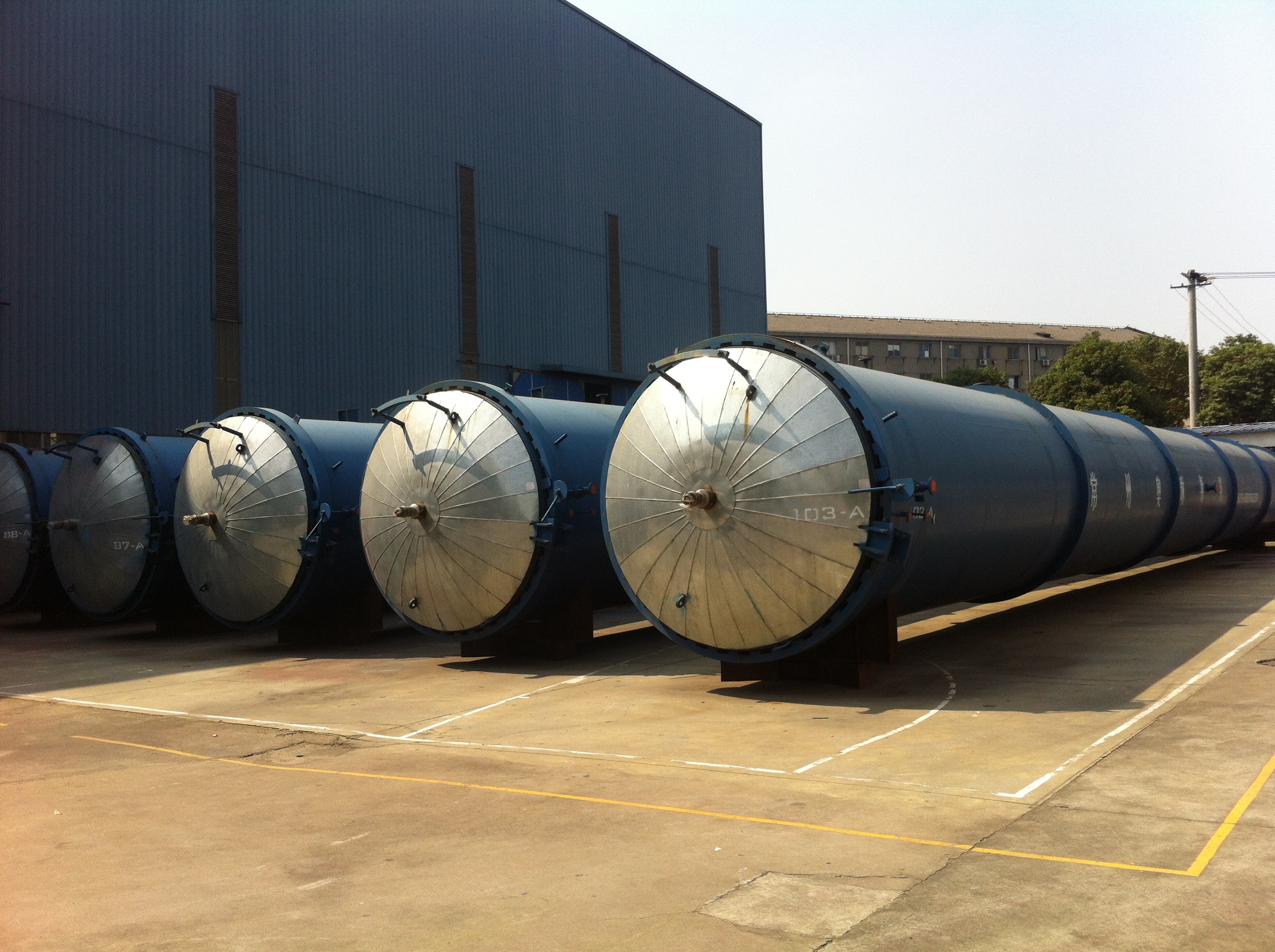 Wholesale Brick / Rubber / Food / Glass Industrial Autoclave For AAC Plant , Lightweight from china suppliers