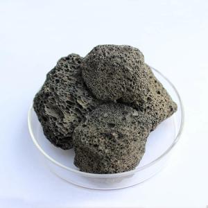 Wholesale Black 1-3mm Grill Lava Stone ISO9001 Volcanic Rock Crystals For Cooking from china suppliers