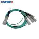 QSFP To 4x10G 40G Sfp+ Aoc Cable 1m 5m With LC Connector for sale