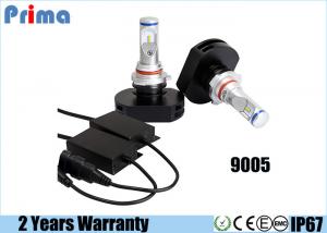 China 3000LM 9005 LED Headlight Bulb Dust Proof Weatherproof IP67 6000K - 6500K on sale