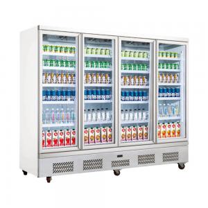 Wholesale Bottom Mount Commercial Beverage Refrigerator , 4 Doors Display Freezer from china suppliers
