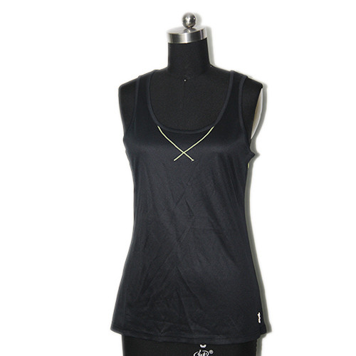 Buy cheap 100% Polyester Running Tank Tops Ladies Outdoor Sport Clothes With Good from wholesalers