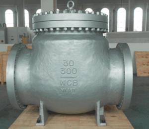 Wholesale Carbon Steel BW WCB Swing Check Valve Hardfaced With 13 CR RF , Precision Machined Castings from china suppliers