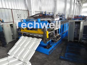 Wholesale 7.5KW Metal Tile Roll Forming Machine For Color Steel / Galvanized Coil from china suppliers