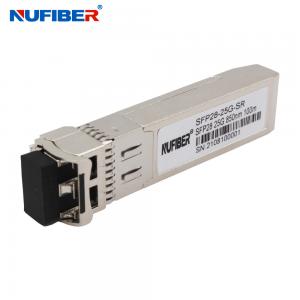 Wholesale 25G SFP+ Duplex LC 1310nm 10KM DFB Optical Module Transceiver from china suppliers